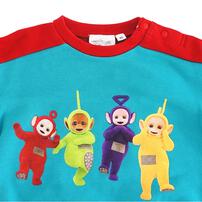 【テレタビーズ】長袖ダルマボディスーツ ラグラン グリーン×80cm