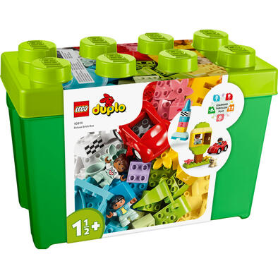 【オンライン限定価格】レゴ(LEGO) デュプロ デュプロのコンテナ スーパーデラックス おもちゃ 玩具 誕生日 プレゼント ブロック 知育 男の子 女の子 子供 1歳半 2歳 3歳 幼児 ごっこ遊び おままごと 街づくり 10914