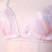 チュールフロントオープンブラ＆ショーツ（ピンク×M） ベビーザらス限定