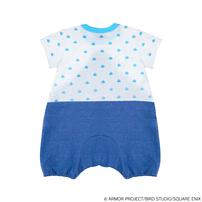 ドラクエベビー＆キッズ 半袖ロンパース スライム ブルー×70cm