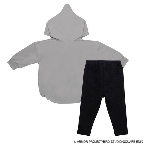 ドラクエベビー＆キッズ レギンス付きボディスーツ メタルスライム(グレー×約80cm) ベビーザらス限定