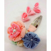 【雛人形】髪飾り付きミニ親王飾り (351313)ひな人形 ひな祭り おしゃれ かわいい コンパクト トイザらス・ベビーザらス限定【メーカー直送】