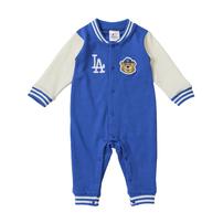 MLB スタジャン風 ロンパース ドジャース ブルー×70cm ベビーザらス限定