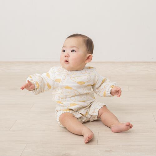 SANRIO サンリオ 多重織ガーゼミニオール ポムポムプリン イエロー&times;フリー ベビーザらス限定