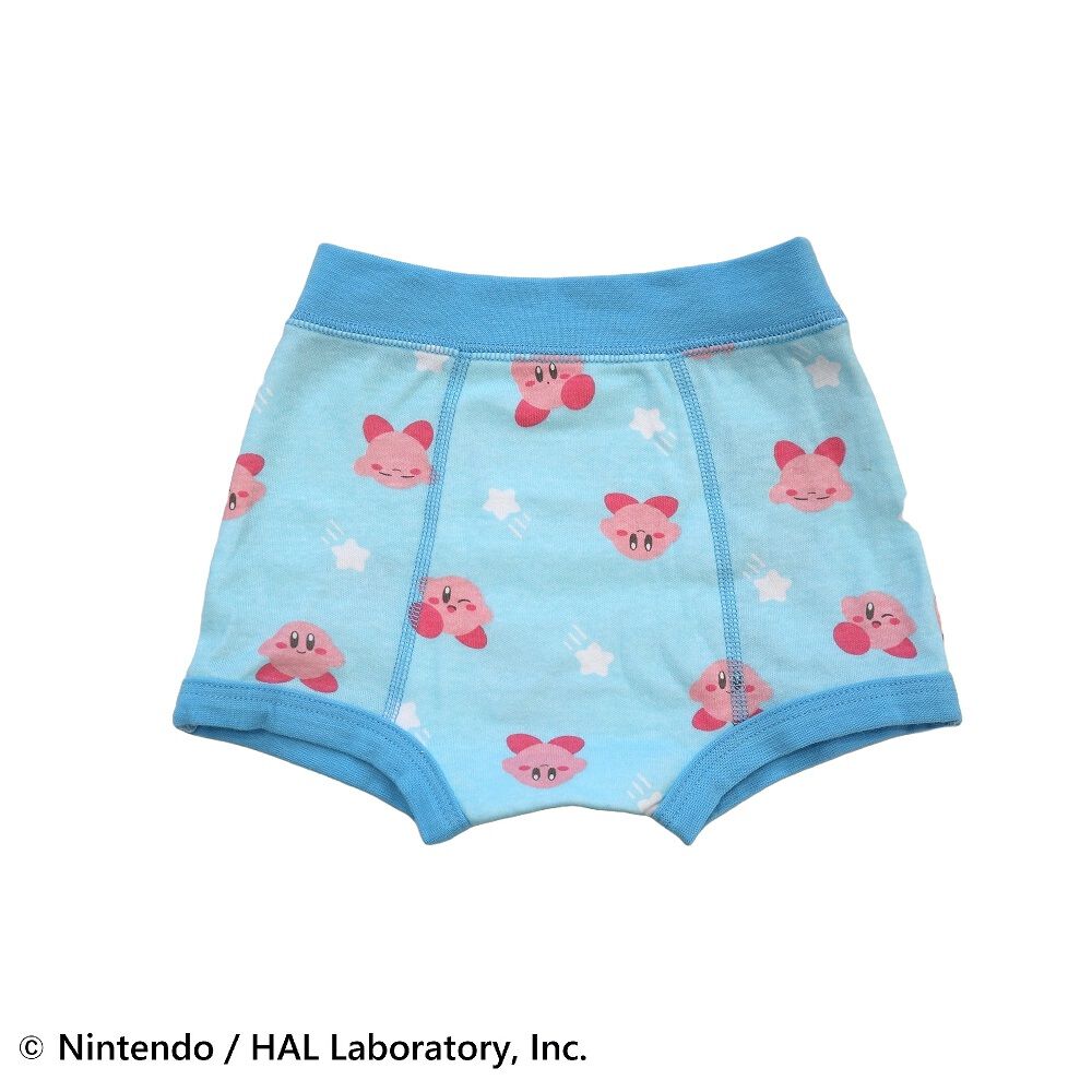 星のカービィ ボクサーパンツ 3枚組 (ライトブルー×110cm