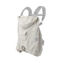 BabyHopper ベビーホッパー 空調ベビーケープ 保冷ジェル付き (ベージュ) エルゴベビー対応 抱っこひも 小型ファン 暑さ対策 保冷ひんやりグッズ