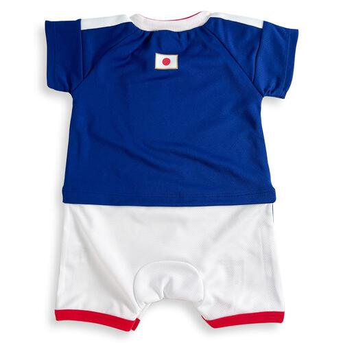 半袖ユニホームロンパース サッカー日本代表ver. メッシュ ブルー&times;70cm