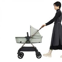 Pigeon ピジョン epa エパ (ブラック) A型ベビーカー 両対面式 フルフラット 0ヶ月～3歳頃対応