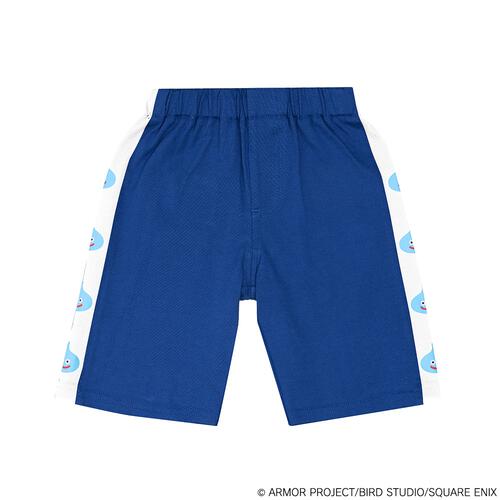 ドラクエベビー＆キッズ ハーフパンツ キングスライム ブルー&times;100cm