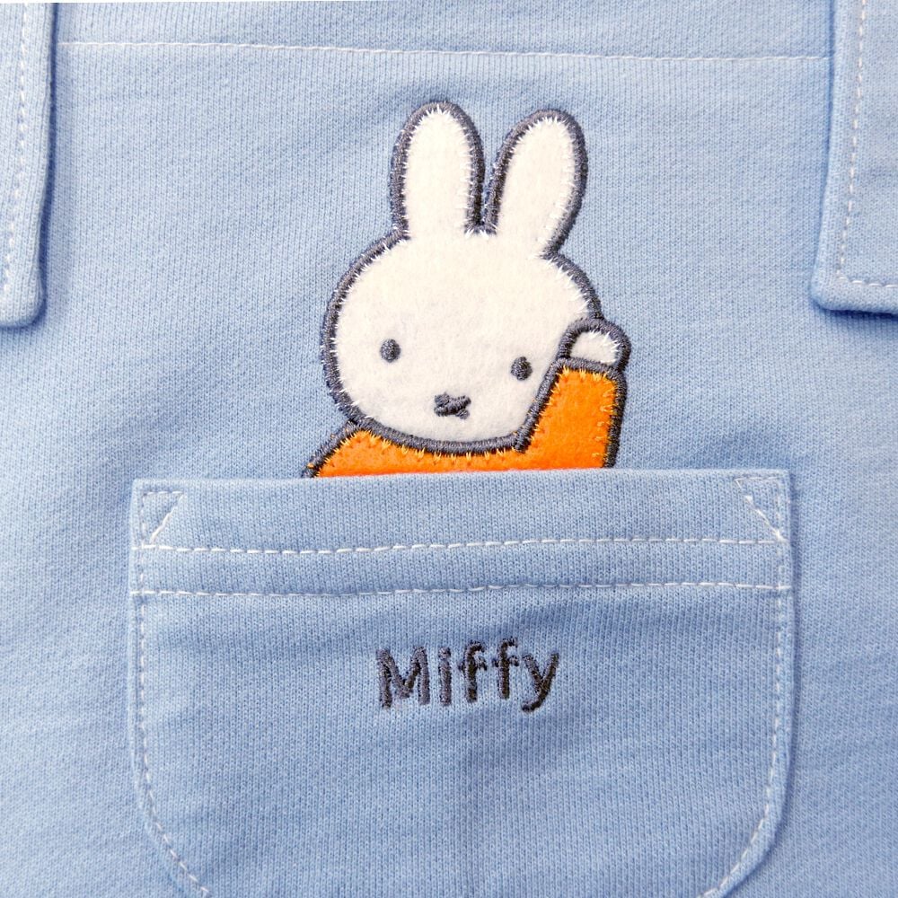 Miffy ミッフィー サロペット サックス 70-80cm | マタニティ・ベビー