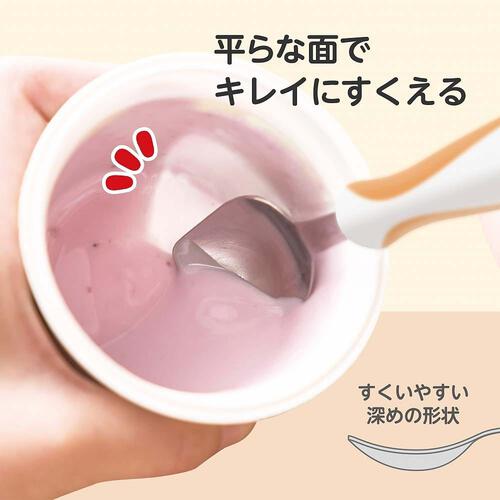 EDISONmama エジソンママ フォーク＆スプーンプラス (アプリコット) ベビーザらス限定