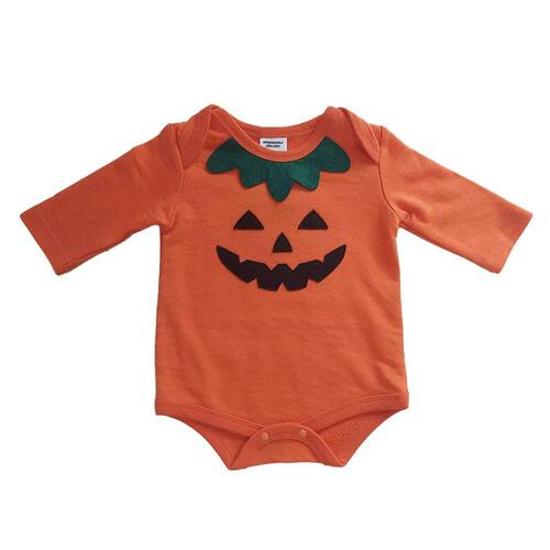 ハロウィン 長袖ボディースーツ 70-80cm