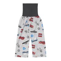 TOMICA トミカ 半袖パジャマ 総柄 腹巻付き グレー&times;100cm 