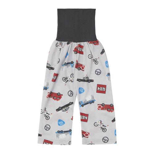 TOMICA トミカ 半袖パジャマ 総柄 腹巻付き グレー&times;100cm 