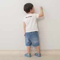 デイリーショートパンツ ブルー&times;90cm