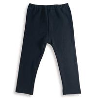 COJIKA 10分丈デイリーパンツ 裏シャギー テレコ無地 ブラック&times;100cm ベビーザらス限定