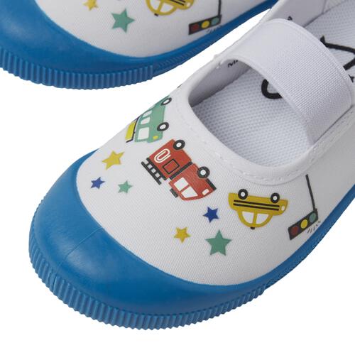 上履き クルマ柄 ブルー&times;17cm ベビーザらス限定