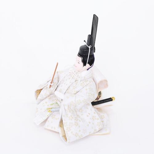 【雛人形】親王飾り 円形市松アレンジフラワー