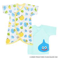 ドラクエベビー＆キッズ 新生児肌着2枚組 スライムたち ベビーザらス限定