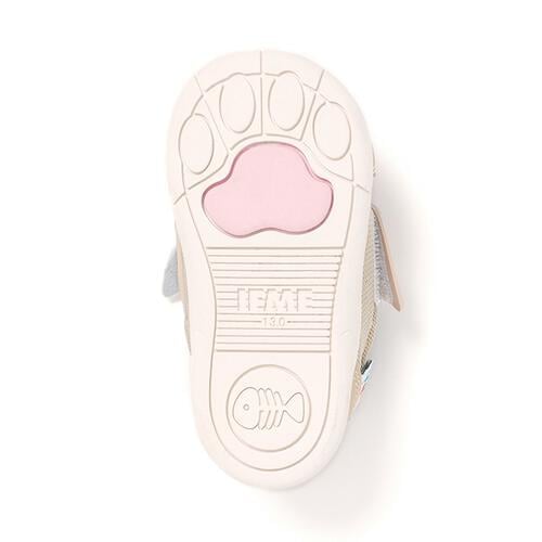 イフミーアニマルベビーシューズ 205801 ライトベージュ×14.5cm