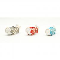 【五月人形】兜飾り 床飾り「赤糸縅アーチ型木目三色鯉」（536673）コンパクト おしゃれ 初節句 男の子 端午の節句【メーカー直送】