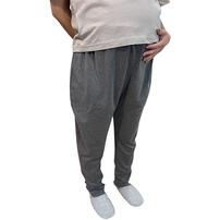 ルームパンツ スムース ウエストアジャスター付き チャコール&times;M-L
