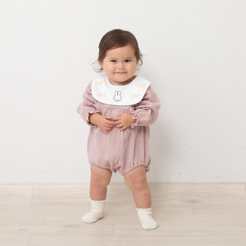 miffy ミッフィー 長袖ボディスーツ 襟付き ピンク&times;70cmベビーザらス限定