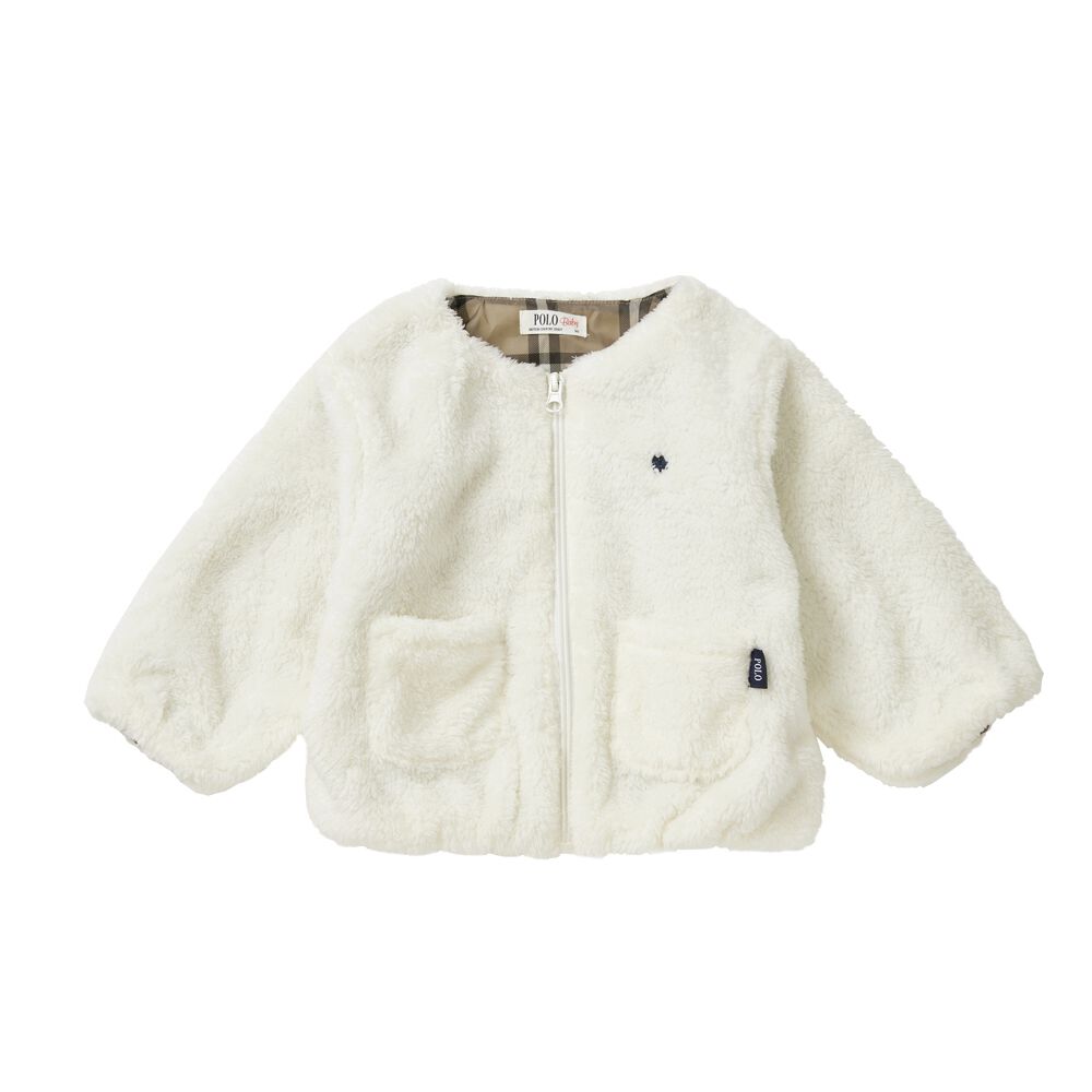 POLO BCS ボアジャケット アイボリー×90cmベビーザらス限定