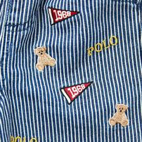 POLO BCS ロゴクマ総柄ハーフパンツ ネイビー&times;80cm ベビーザらス限定 赤ちゃん 出産準備 出産祝い ベビー服 子供服