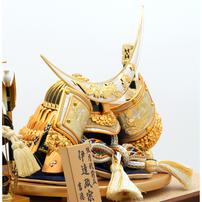 【五月人形】兜ケース飾り「伊達政宗金色市松パノラマアクリル」（538713）トイザらス・ベビーザらス限定【メーカー直送】