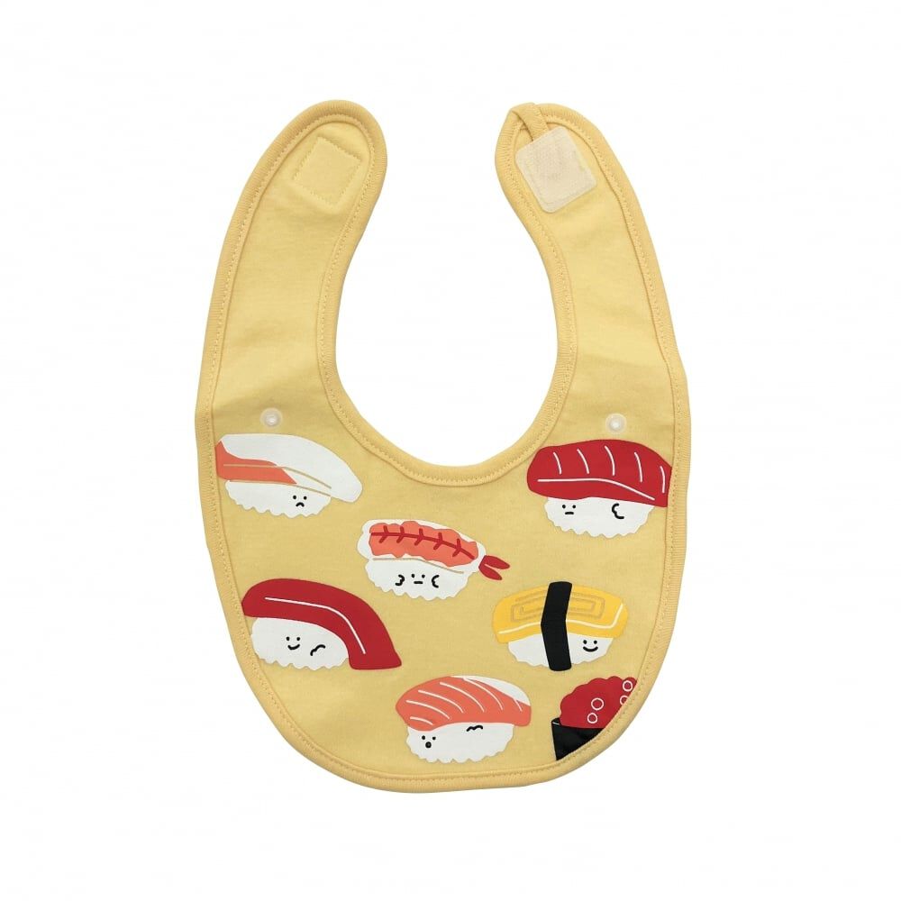 鰰イズシ４セット ばばさま お寿司 パチパチ付け替えスタイ 4枚組(お寿司×フリー) ベビーザらス