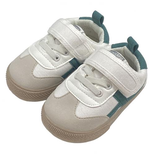 ワンベルトシューズ サイドライン ナチュラル×14.5cm