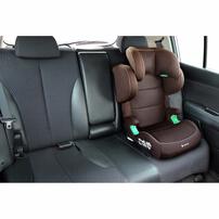 LEAMAN リーマン ハイバックジュニアISOFIX R129 (ブラウン) ジュニアシート ISOFIX固定 R129適合  3歳頃～12歳頃まで