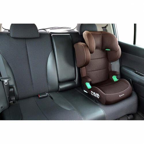 LEAMAN リーマン ハイバックジュニアISOFIX R129 (ブラウン) ジュニアシート ISOFIX固定 R129適合  3歳頃～12歳頃まで
