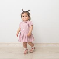 POLO BCS 半袖ロンパース ワンピース風 ピンク&times;70cm ベビーザらス限定