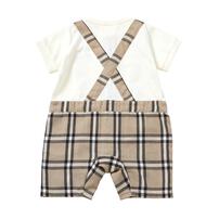 POLO BCS レイヤード風半袖ロンパース ベージュ&times;80cm  ベビーザらス限定