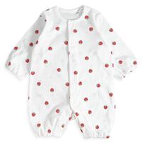 日本製ちびオール スムス イチゴ柄 ナチュラル×50-60cm ベビーザらス限定