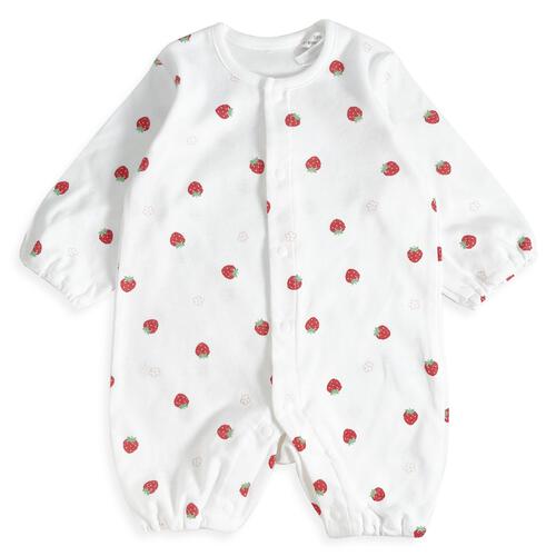 日本製ちびオール スムス イチゴ柄 ナチュラル×50-60cm ベビーザらス限定