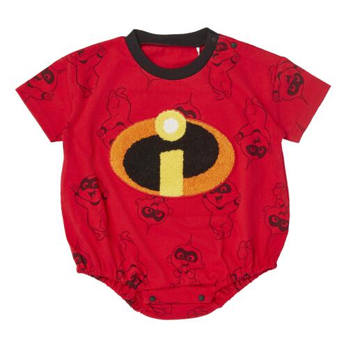 Disney ディズニー 半袖ボディスーツ ドッカン サガラ Mr.インクレディブル レッド&times;70cm ベビーザらス限定 赤ちゃん 出産準備 出産祝い ベビー服 子供服