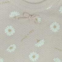 2枚組半袖ロンパース肌着メッシュニット うさぎ&times;花 ホワイト&times;80cm ベビーザらス限定