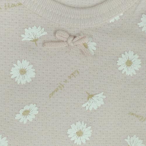 2枚組半袖ロンパース肌着メッシュニット うさぎ&times;花 ホワイト&times;80cm ベビーザらス限定