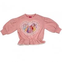 【Sophitica × tsumashi1118さん】Disney プリンセス 裏毛トレーナー ピンク×90cm ベビーザらス限定