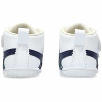 アシックス スクスク アミュレファースト SL(ホワイト／ネイビー×12.5cm)