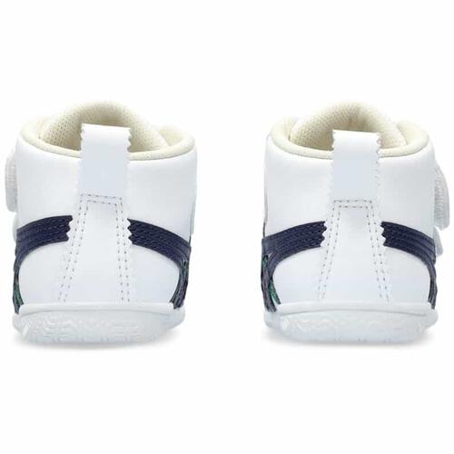 アシックス スクスク アミュレファースト SL(ホワイト／ネイビー×12.5cm)