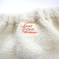 【FirstCloset×mioさん】 足付きレギンス × ボアブルマ ナチュラル×フリー ベビーザらス限定