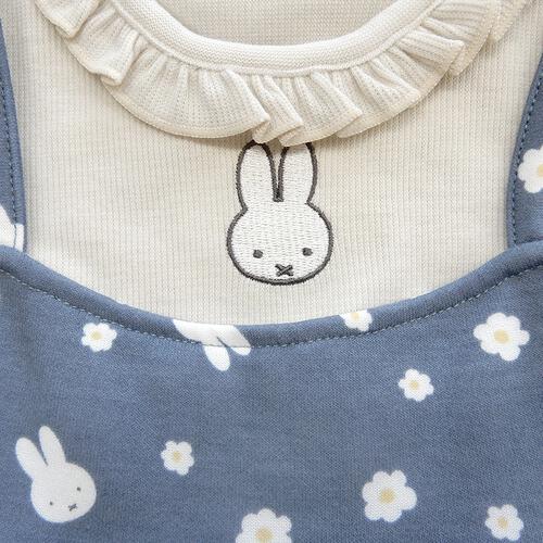 miffy ミッフィー キャミソール付きロンパース ブライトブルー×80cmベビーザらス限定