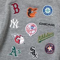 MLB チームMIXボディスーツ グレー&times;80cm