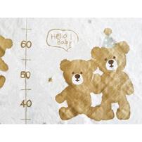 表ガーゼ湯上り正方形 クマ(オフホワイト×フリー) ベビーザらス限定