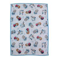 お昼寝毛布 アナと雪の女王 サックス 85×115cm