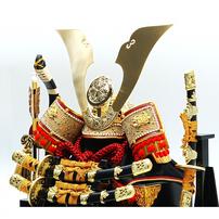 【五月人形】兜ケース飾り「前立付き鍬形赤金七宝」（538114）トイザらス・ベビーザらス限定【メーカー直送】